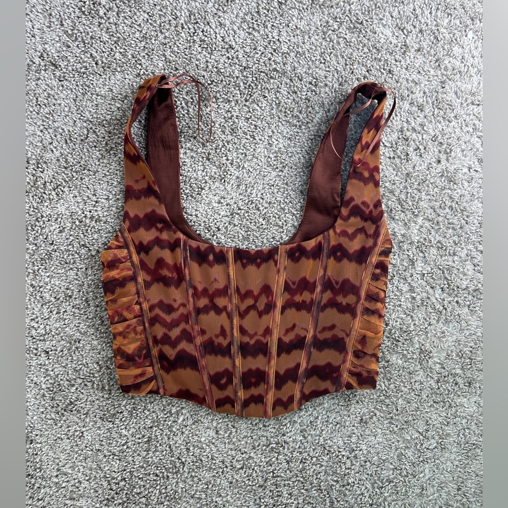 Zara corset top